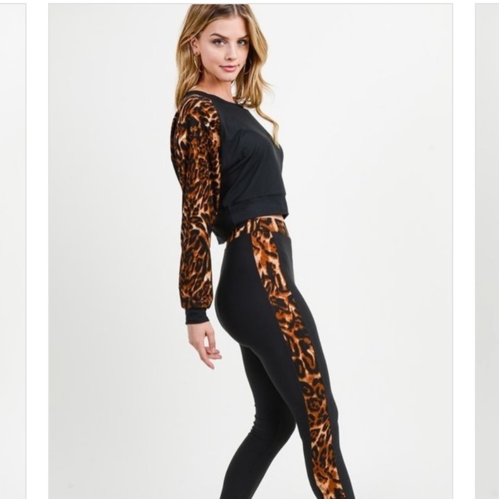 Leopard Matching Two Piece Set - Picture 6 of 6
